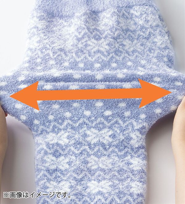 「もこもこ暖かニットベスト（肌着・インナーウェア）」｜詳細画像