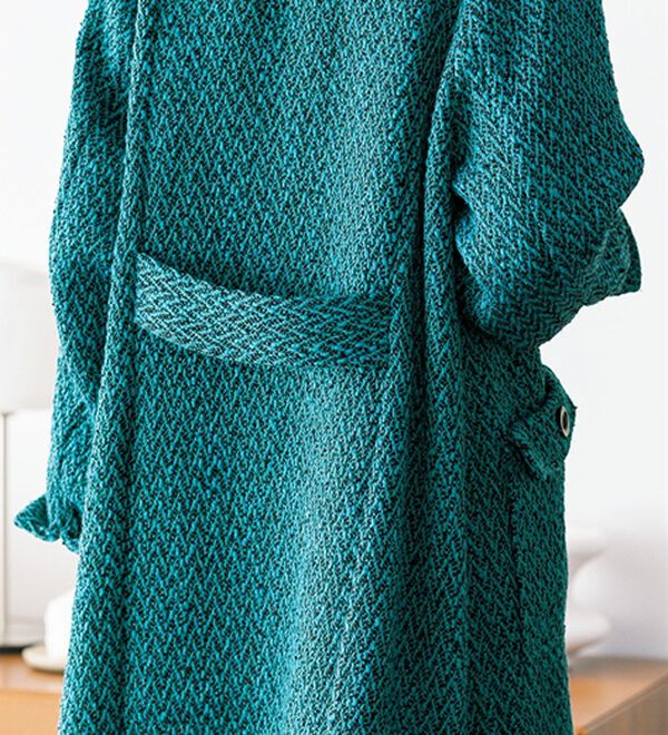 ルフラン（ルフラン）の「＜ｆｕ－ｕ＞ウール１００％スタンドデザインコート（ロングコート）」｜詳細画像