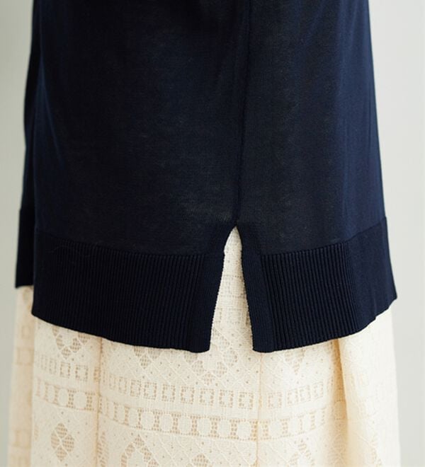 BELLUNA（ベルーナ）の「【快適Ｌａｂ．】シャリ冷！洗える多機能ニットカーディガン（ニットカーディガン）」｜詳細画像