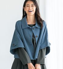 BELLUNA（ベルーナ）の「デニムジャカードショート丈ゆったりジャケット（その他ジャケット）」