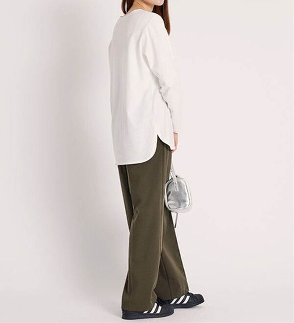 BELLUNA（ベルーナ）の「綿１００％ロゴデザインプルオーバー（カットソー）」｜詳細画像