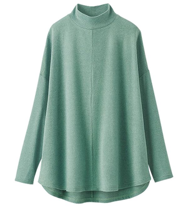 BELLUNA（ベルーナ）の「杢調素材ドルマンデザインチュニック（チュニック）」｜詳細画像