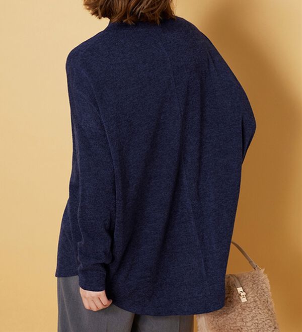 BELLUNA（ベルーナ）の「杢調素材ドルマンデザインチュニック（チュニック）」｜詳細画像