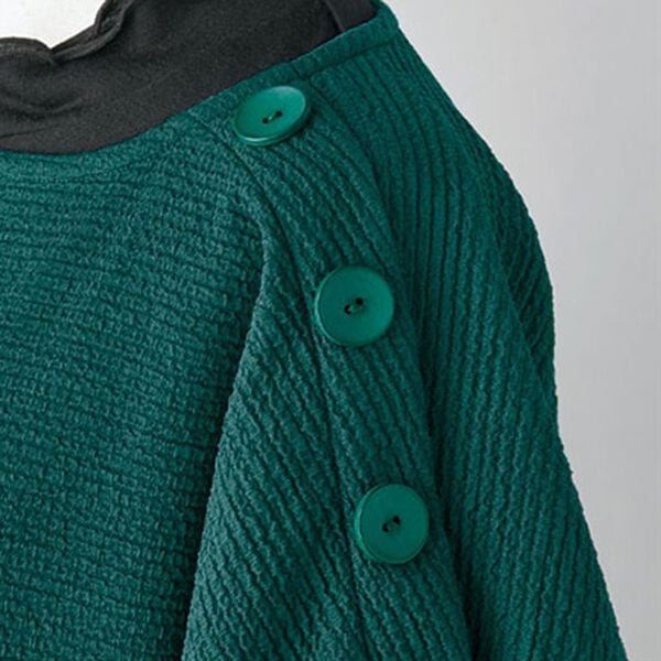 BELLUNA（ベルーナ）の「フリル衿プルオーバー付ジャカードチュニック（アンサンブル）」｜詳細画像