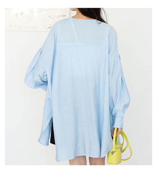 GeeRA（ジーラ）の「ビッグシルエットシャツジャケット（シャツ）」｜詳細画像