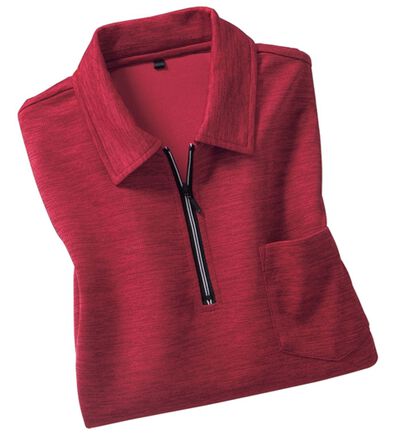 「アクティブハーフジップポロ（メンズポロシャツ）」