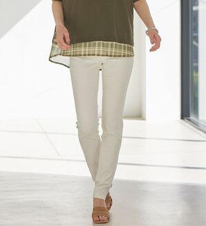 RANAN（ラナン）の「【4つの機能付】美脚フルレングスパンツ（フルレングスパンツ）」｜ホワイト