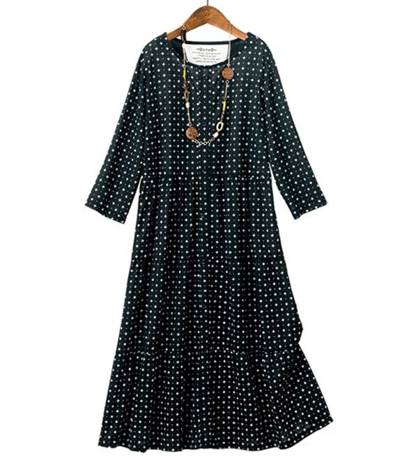 ルフラン（ルフラン）の「【３色組】ひやとろティアードワンピース（カットソーワンピース）」｜詳細画像