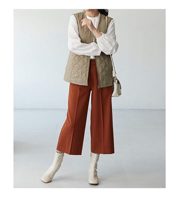 BELLUNA（ベルーナ）の「【マジ軽ウォーム】蓄熱保温キルトベスト（ポーチ付）（ベスト）」｜詳細画像