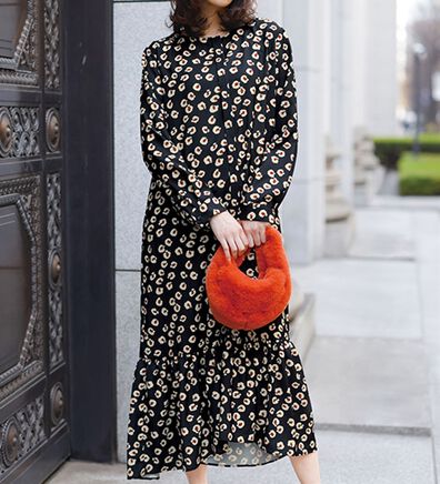 RANAN（ラナン）の「レオパード柄ロングワンピース（ロングワンピース）」