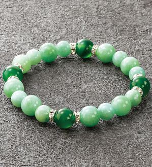 「緑メノウ安らぎブレス（ブレスレット・バングル）」｜詳細画像