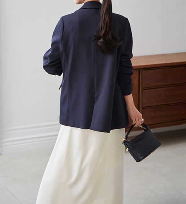 RANAN（ラナン）の「洗える！ゴールド調ボタンWテーラードジャケット（テーラードジャケット）」｜詳細画像