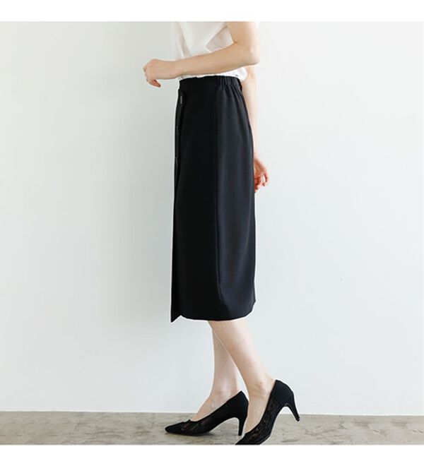 GeeRA（ジーラ）の「【ジャケット+2ボトム】洗えるストレッチ！ジャケット＆ブラウス＆パンツ＆スカートスーツセット（パンツスーツ）」｜詳細画像