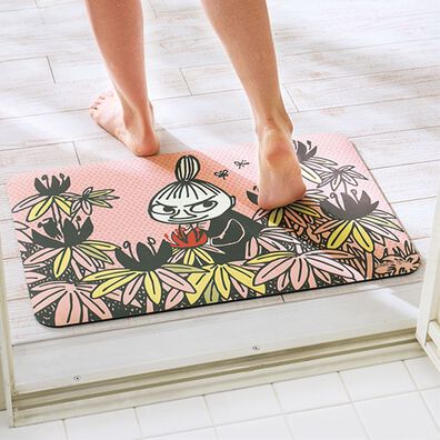 「ムーミン珪藻土入りソフトバスマット（バスマット）」