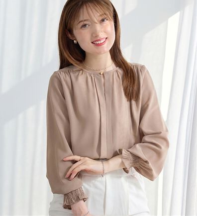 alotta（アロッタ）の「前後２ＷＡＹギャザーブラウス（ブラウス）」