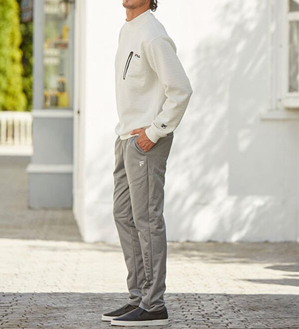 「＜フィラ＞ふくれジャカードハイネックトレーナー（メンズトレーナー）」｜詳細画像