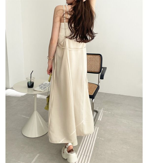 GeeRA（ジーラ）の「リネンライクロングキャミワンピース（その他ワンピース）」｜詳細画像