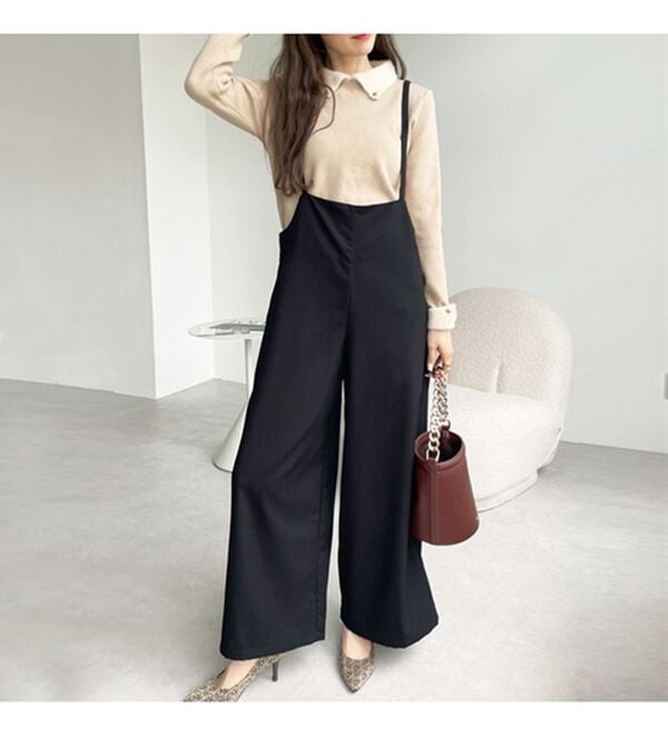 GeeRA（ジーラ）の「サロペットワイドパンツ（オールインワン）」｜詳細画像