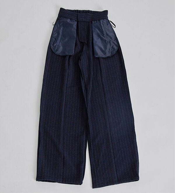 BELLUNA（ベルーナ）の「静電気防止加工！タックデザインワイドパンツ（ワイドパンツ・ガウチョ）」｜詳細画像