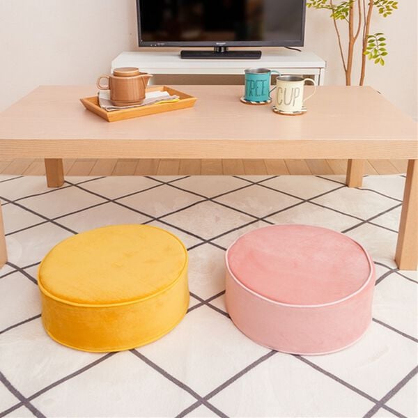 iellio（イエリオ）の「便利な極厚フロアクッション＜マルチクッション・座布団クッション・シートクッション・床座り用クッション・スツール・北欧風＞（クッション・クッションカバー）」｜詳細画像