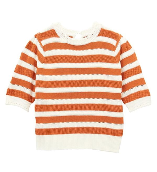 GeeRA（ジーラ）の「透かし編ボーダーサマーニット（ニット・セーター）」｜詳細画像