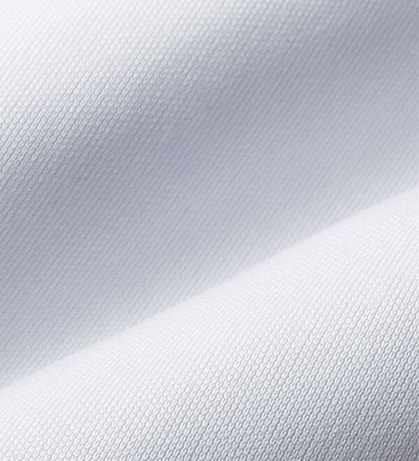 「【４枚組】抗菌防臭・マイクロファイバー裏起毛あったかインナー４枚組（前開きシャツ）　半袖前開き（メンズ肌着・インナーウェア）」｜ホワイト4枚組