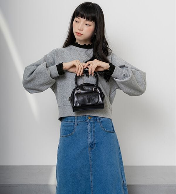 BELLUNA（ベルーナ）の「重ね着風フリル衿プルオーバー（カットソー）」｜詳細画像