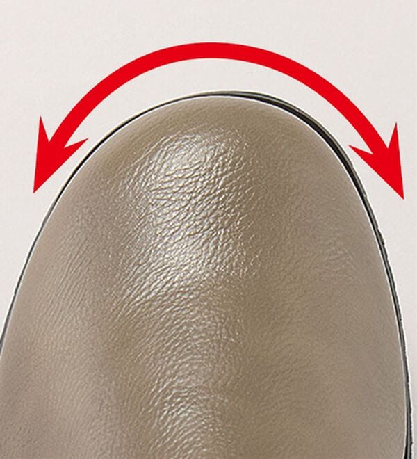 BELLUNA（ベルーナ）の「ゆったり５Ｅダブルファスナーブーツ（ブーツ）」｜詳細画像