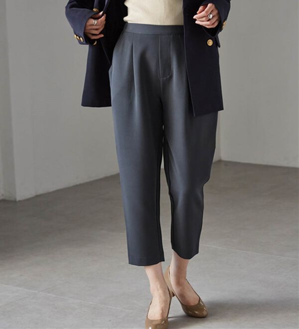 RANAN（ラナン）の「美脚シルエットクロップドパンツ（フルレングスパンツ）」｜詳細画像