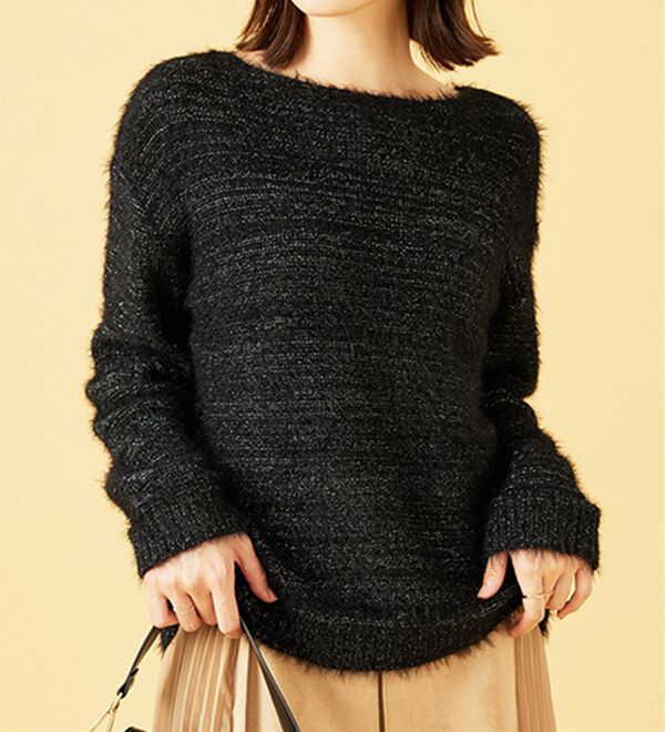 BELLUNA（ベルーナ）の「ふわふわシャギープルオーバー（ニット・セーター）」｜詳細画像