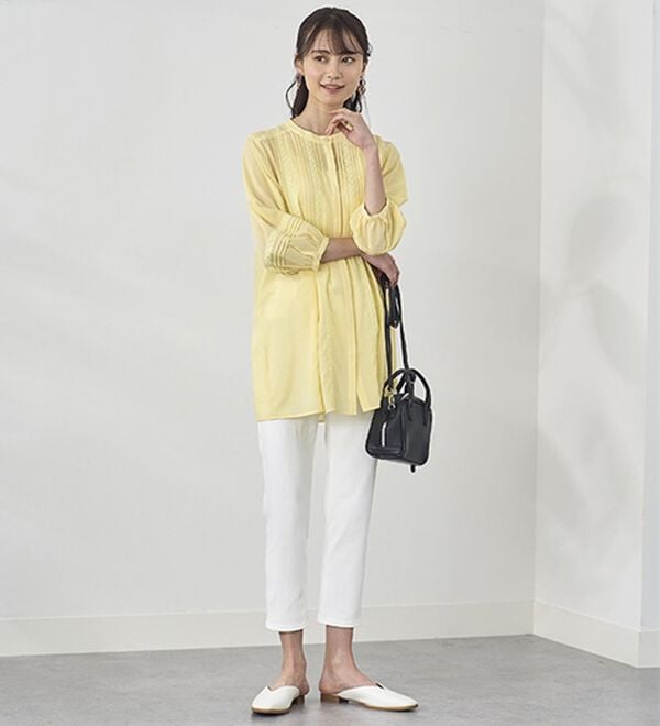 BELLUNA（ベルーナ）の「【再入荷】美ストレッチ素材アンクル丈レギンスパンツ（クロップドパンツ）」｜詳細画像