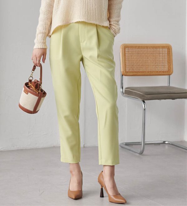 RANAN（ラナン）の「美脚シルエットクロップドパンツ（フルレングスパンツ）」｜詳細画像