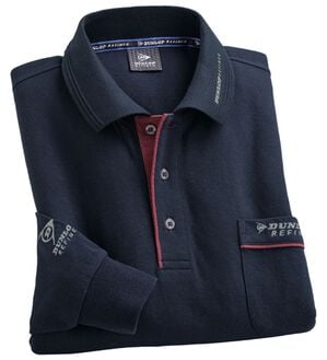 「＜ダンロップ・リファインド＞三拍子そろった定番ポロシャツ（メンズポロシャツ）」｜ネイビー