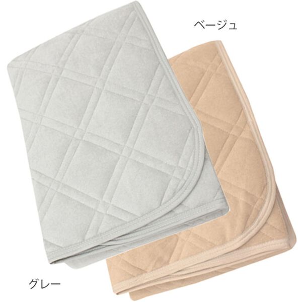 「オーガニックコットンパイル地敷きパッド・枕パッド＜綿１００％・シングル＞（敷パッド）」｜詳細画像