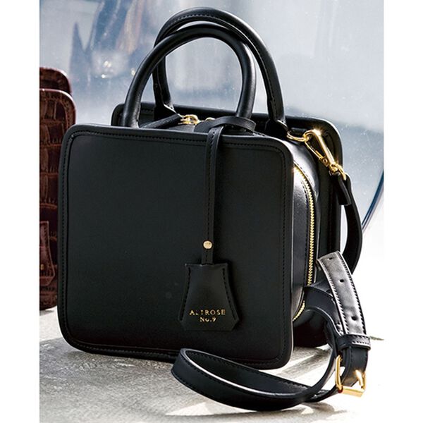 GeeRA（ジーラ）の「スクエア２ＷＡＹミニボストン（ボストンバッグ）」｜黒