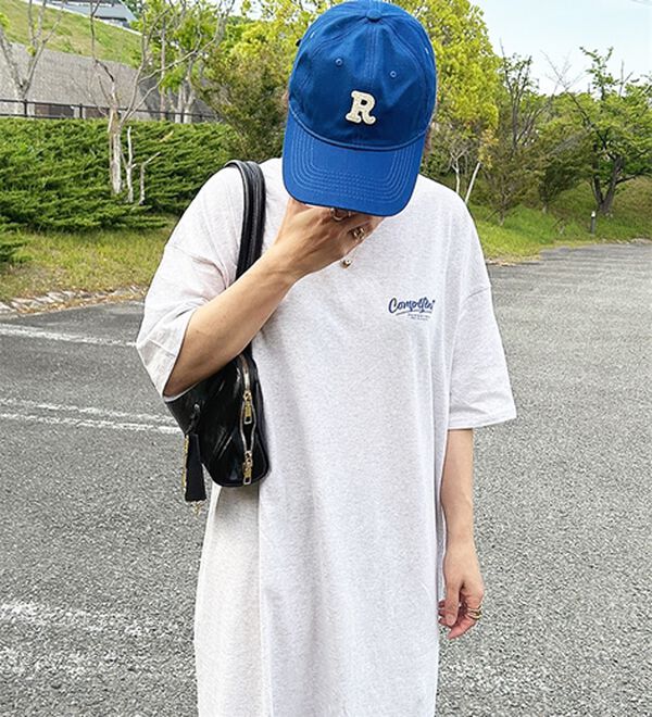 GeeRA（ジーラ）の「アソートロゴプリントＴシャツワンピース（その他ワンピース）」｜詳細画像