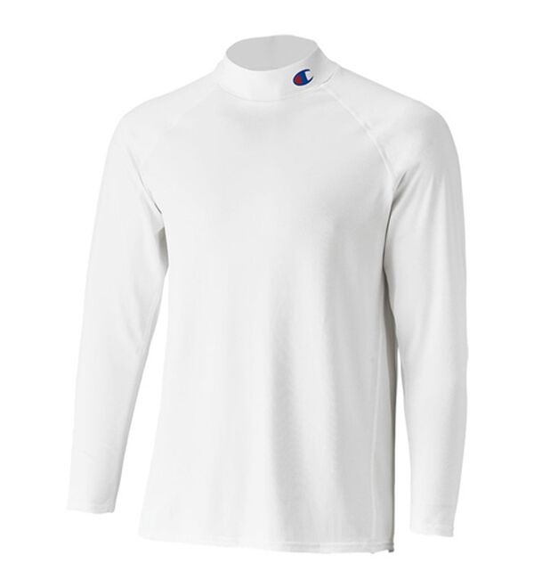 「【３色組】＜チャンピオン＞モックネックロングスリーブＴシャツ（メンズＴシャツ）」｜詳細画像