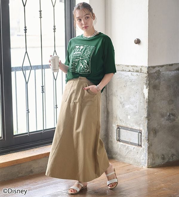 「＜Ｄｉｓｎｅｙ＞綿混素材ゆるっとＴシャツ（カットソー）」｜詳細画像