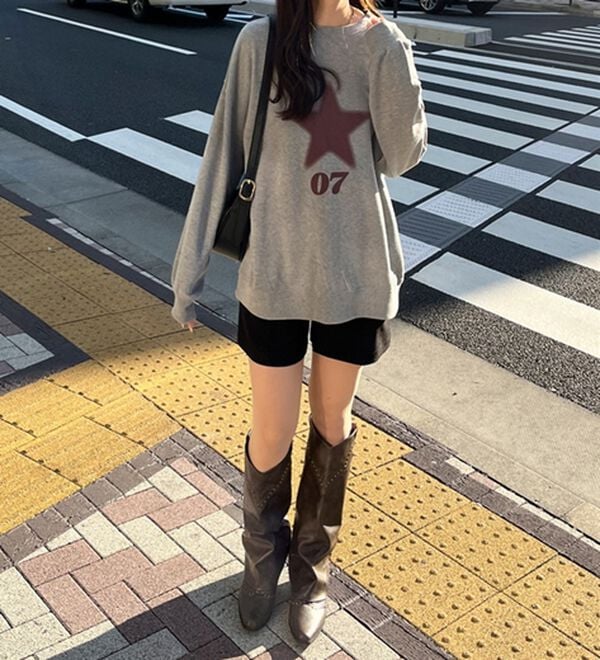 GeeRA（ジーラ）の「スターロゴスウェット（カットソー）」｜詳細画像