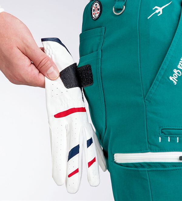 【美品】PGG パンツ ゴルフ ロゴ ドライポプリン ストレッチ 紺 4 M PGG】 - mix.tokyo