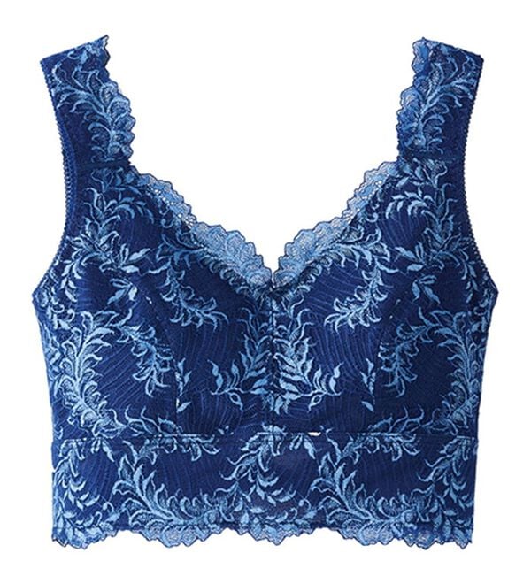 LAVIENNE（ラヴィエンヌ）の「着るだけ簡単！やせ見せフラットバストブラ（ブラジャー）」｜詳細画像