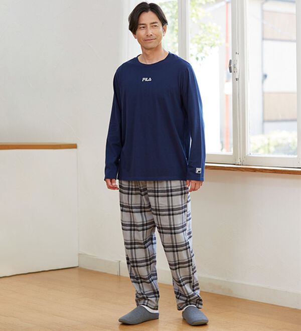 「【３本組】綿１００％ふんわり起毛パジャマパンツ（メンズルームウェア）」｜詳細画像