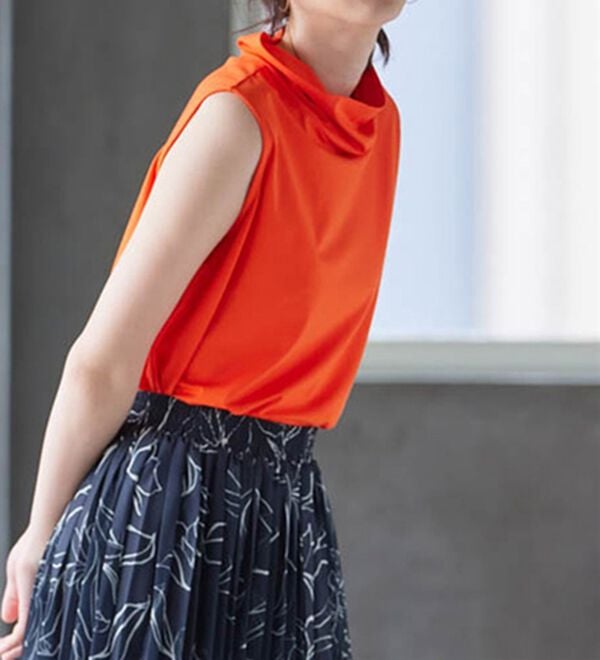 RANAN（ラナン）の「スリーブレスハイネックプルオーバー（カットソー）」｜詳細画像