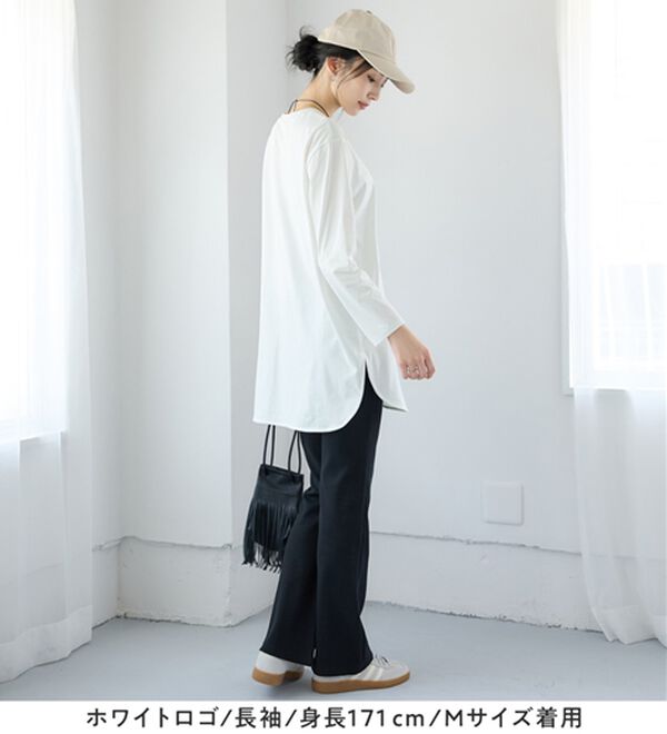 Viola e Viola（ヴィオラ エ ヴィオラ）の「ひんやり＆さらり綿混チュニックＴシャツ（チュニック）」｜詳細画像