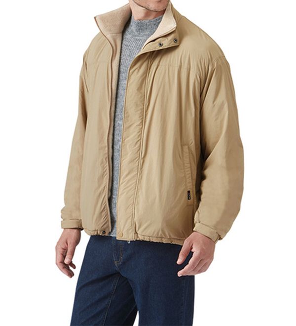 「＜コムルヴァン・オム＞フリース裏地の洗練ライトジャケット（メンズジャケット）」｜詳細画像