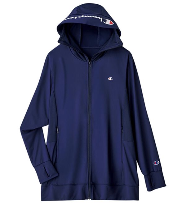 ルフラン（ルフラン）の「＜Ｃｈａｍｐｉｏｎ＞フェイスガード付ＵＶパーカー（パーカー）」｜ネイビー