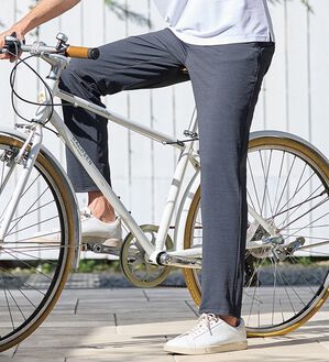 「【３本組】風通す！おでかけキレイめパンツ（メンズフルレングスパンツ）」｜詳細画像