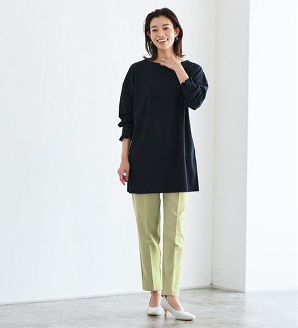 Pierrot（ピエロ）の「タックスリーブポンチチュニック（チュニック）」｜詳細画像