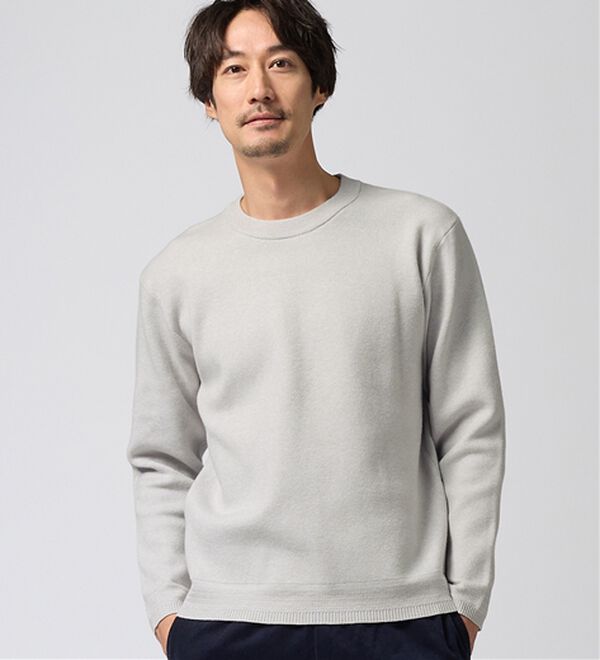 REMEN'S（リメンズ）の「【洗える】やわらかタッチクルーネックセーター（メンズニット・セーター）」｜詳細画像