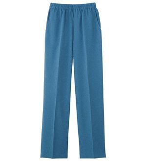 「日本製ＵＶカット肌さらパンツ（テーパードパンツ）」｜ブルー